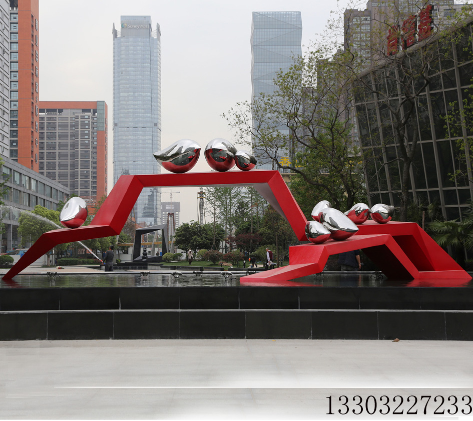 不銹鋼景觀雕塑
