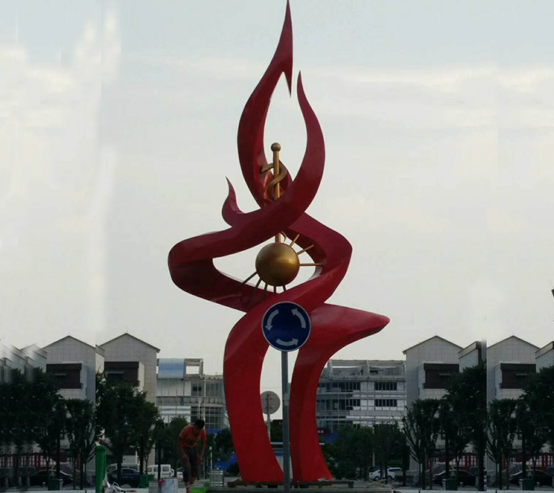 不銹鋼廣場(chǎng)雕塑