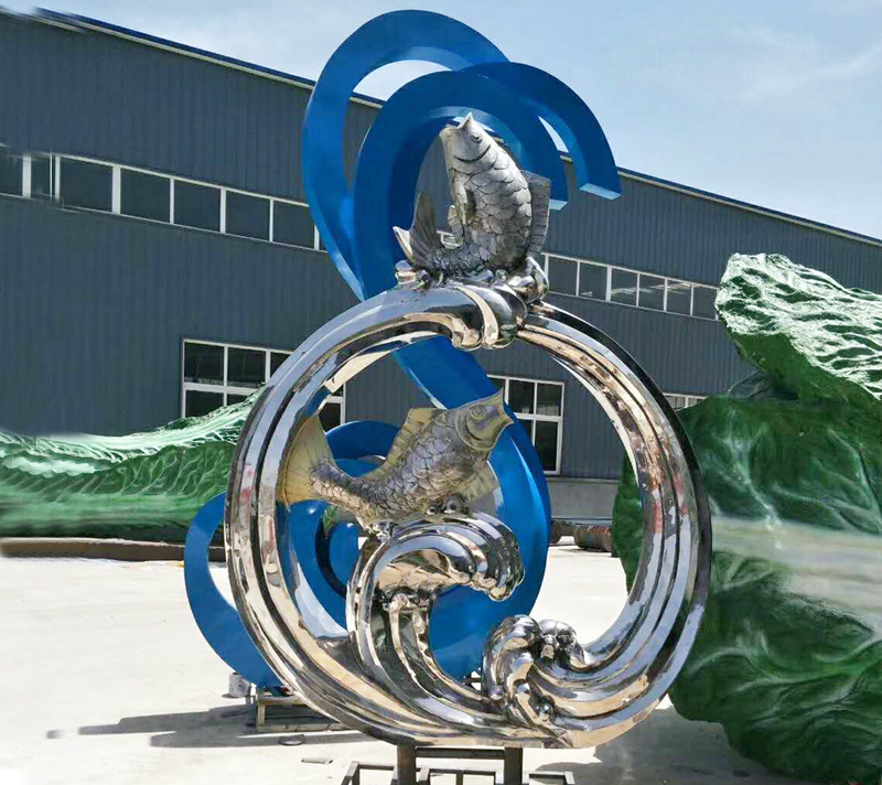 不銹鋼廣場雕塑