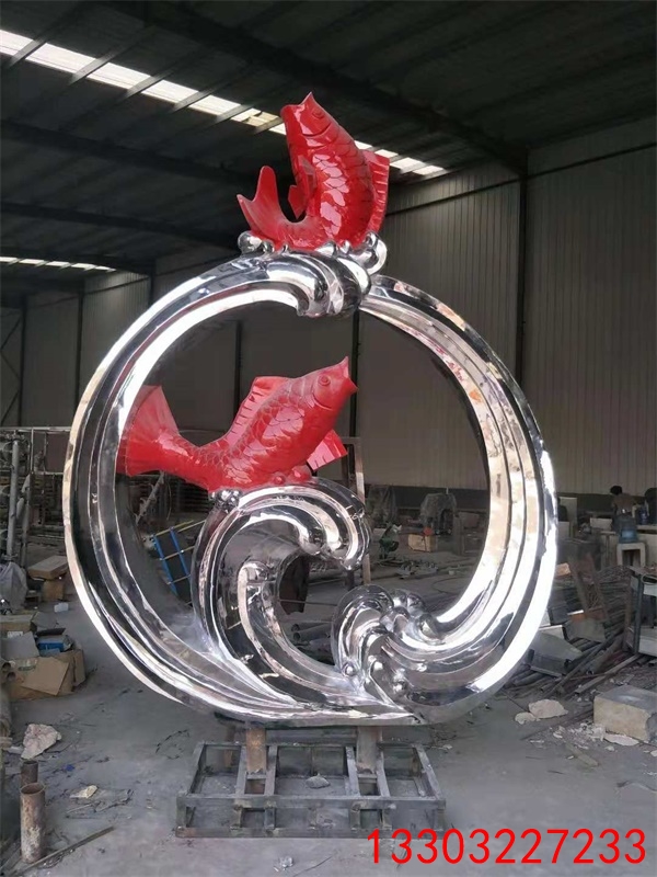 不銹鋼鏡面雕塑