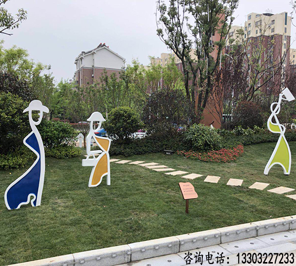 不銹鋼抽象藝術(shù)雕塑