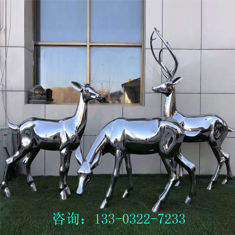 鹿系列雕塑