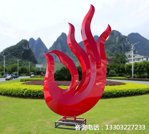 不銹鋼鳳凰雕塑