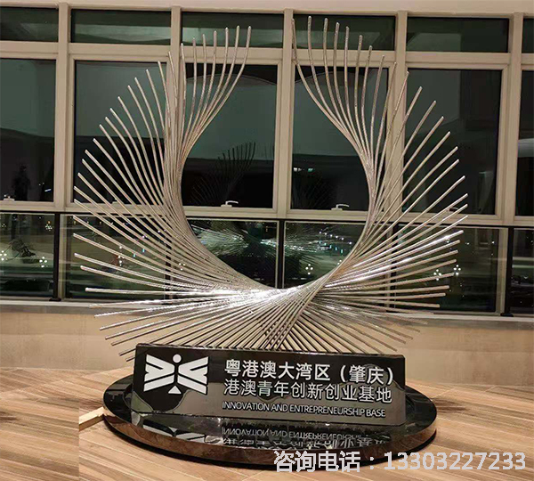 不銹鋼鳳凰雕塑