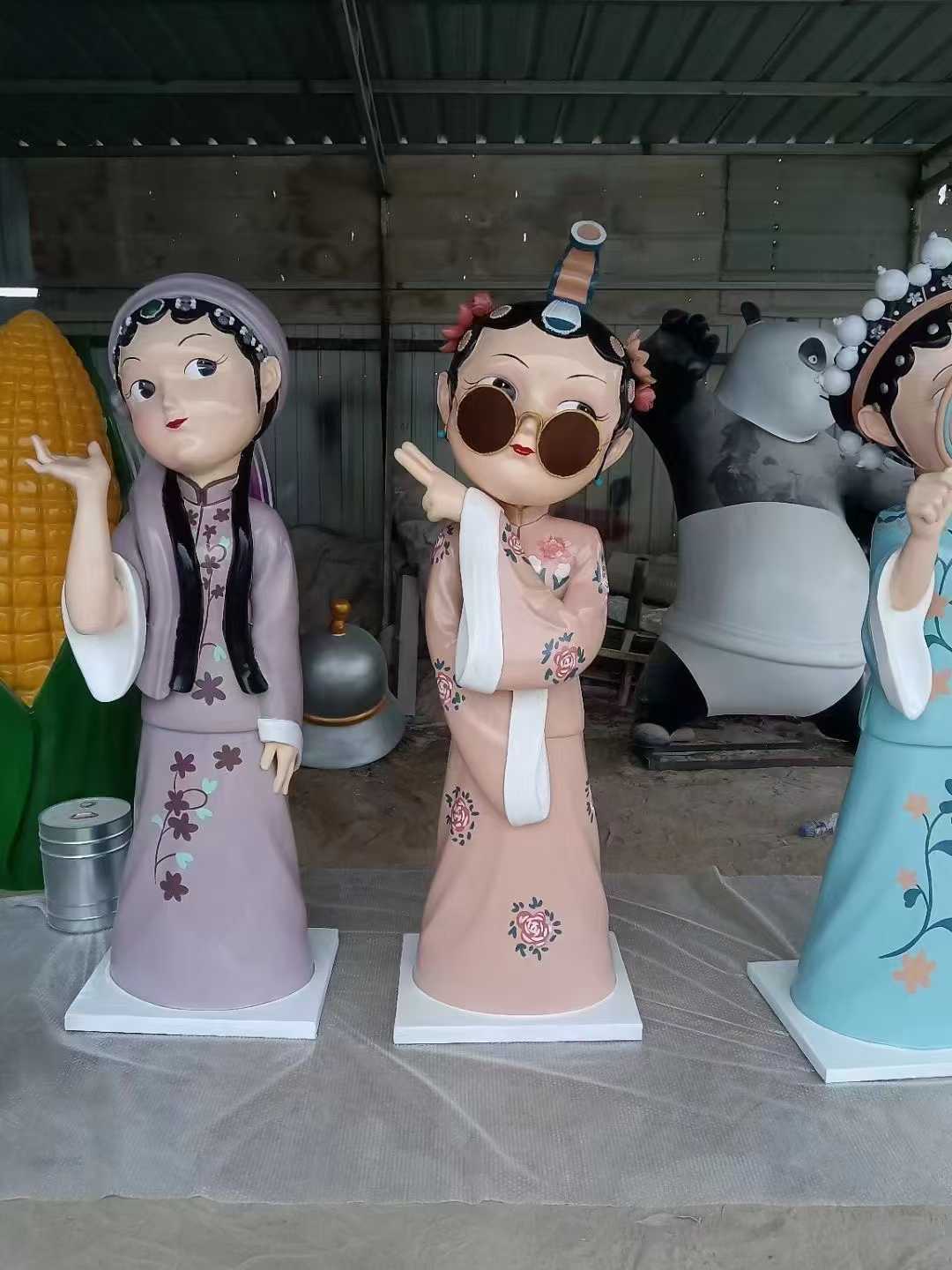 玻璃钢人物雕塑